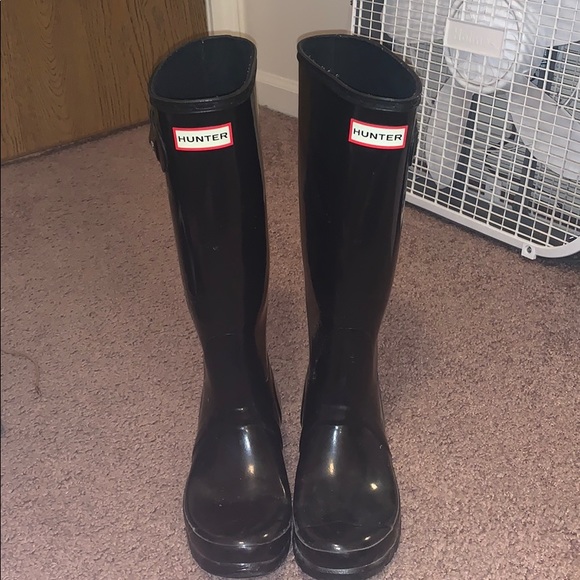 Hunter Shoes - Tall Gloss Hunter Boots